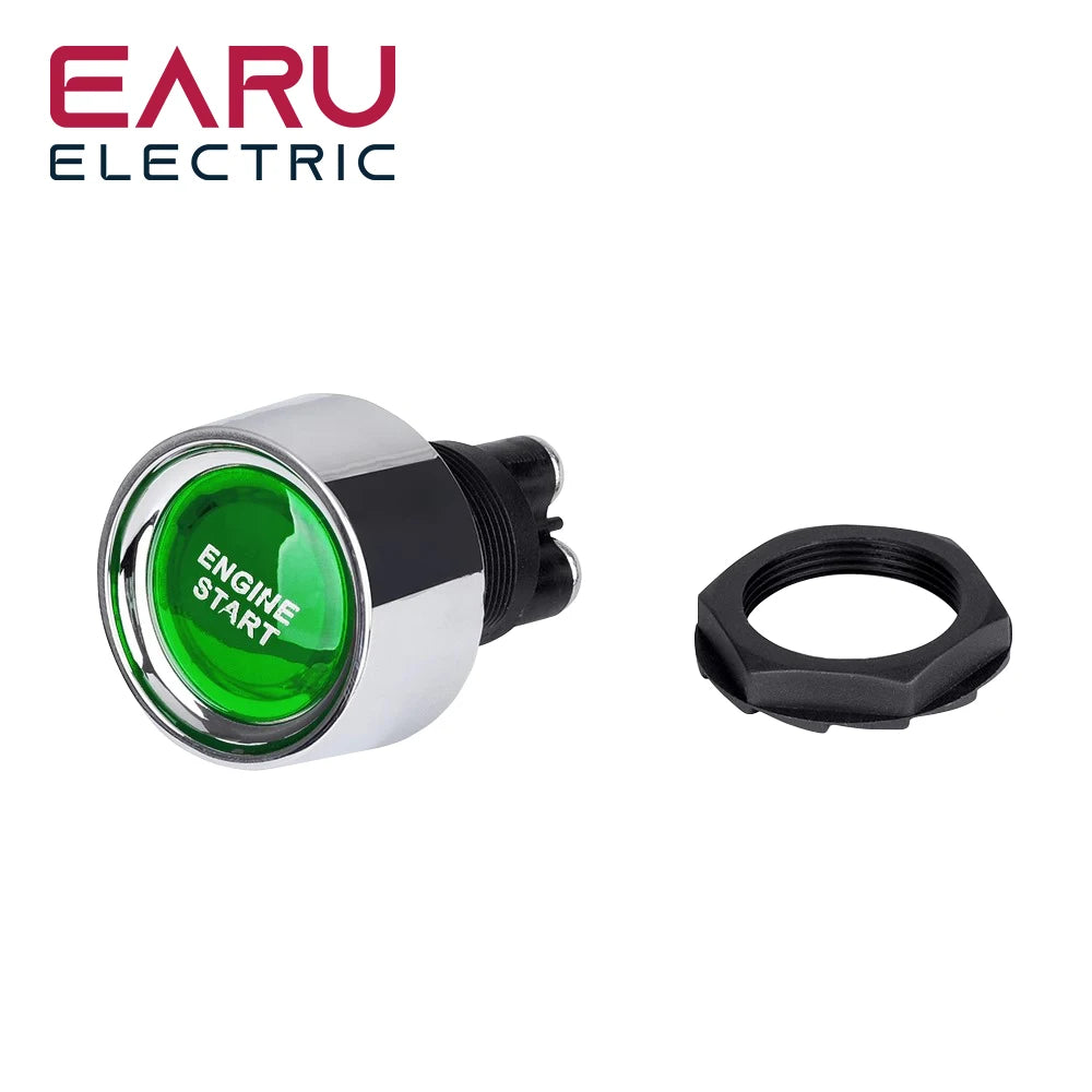 Engine Start Button Switch 12V 50A 3 Pin SPST Momentary