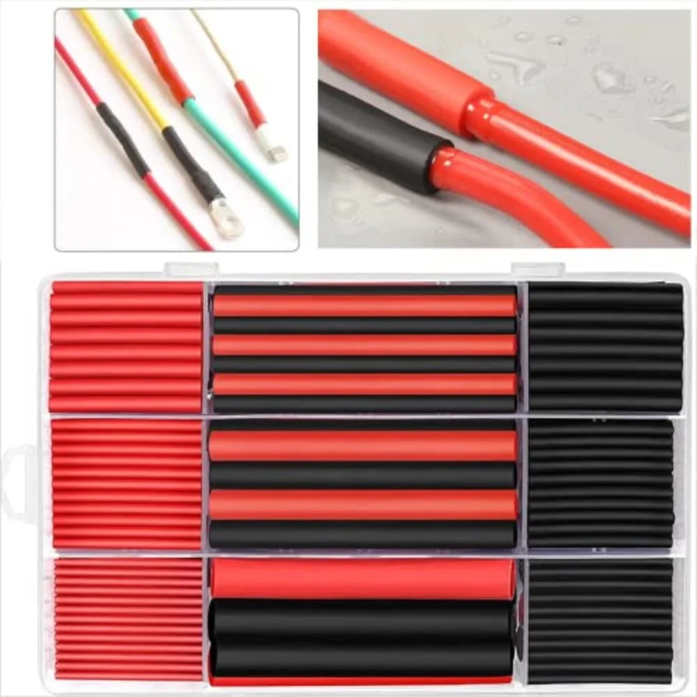 270 Piece Heat Shrink Tubing Kit Larger Diameter.